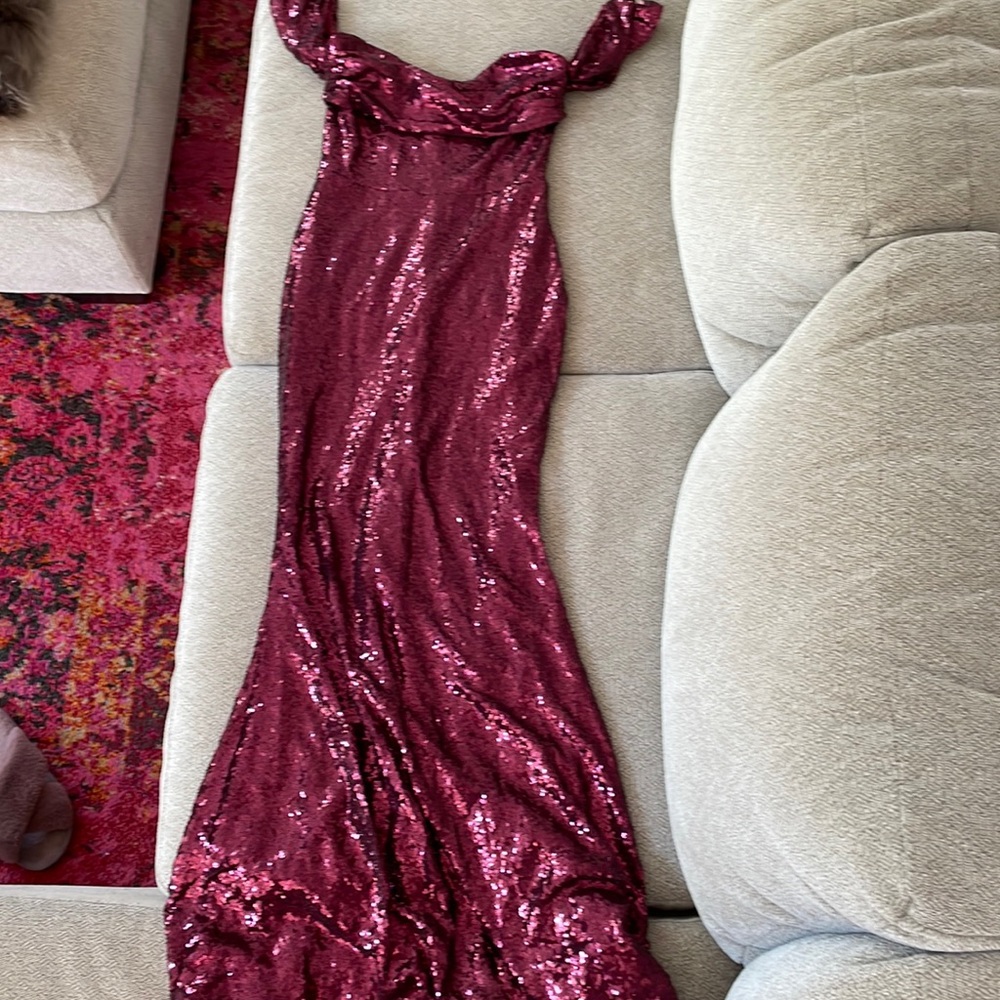 ASOS sequin mermaid gown